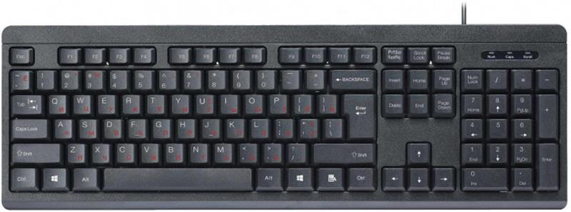 Клавiатура Maxxter KB-112-U Black