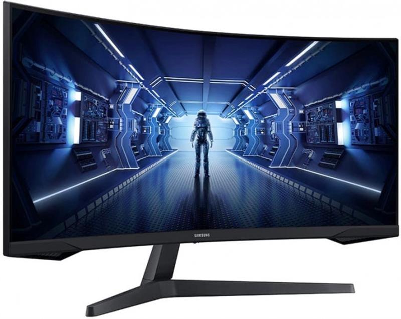 Монiтор Samsung 34" Odyssey G5 (LC34G55TWWIXCI) VA Black Curved