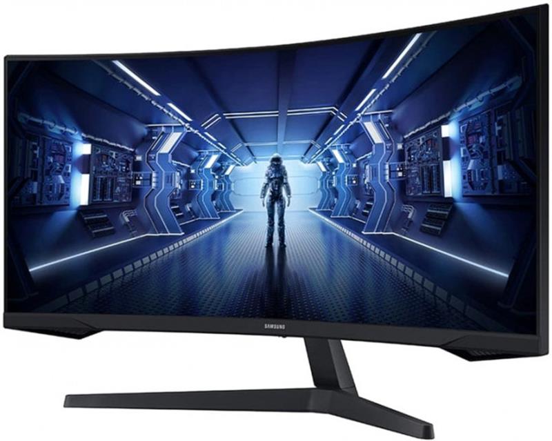 Монiтор Samsung 34" Odyssey G5 (LC34G55TWWIXCI) VA Black Curved