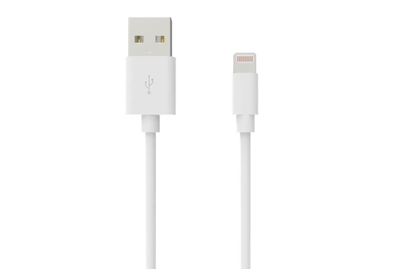 Мережевий зарядний пристрій Grand-X CH-17WL (1xUSB 2.1А) White + кабель Lightning