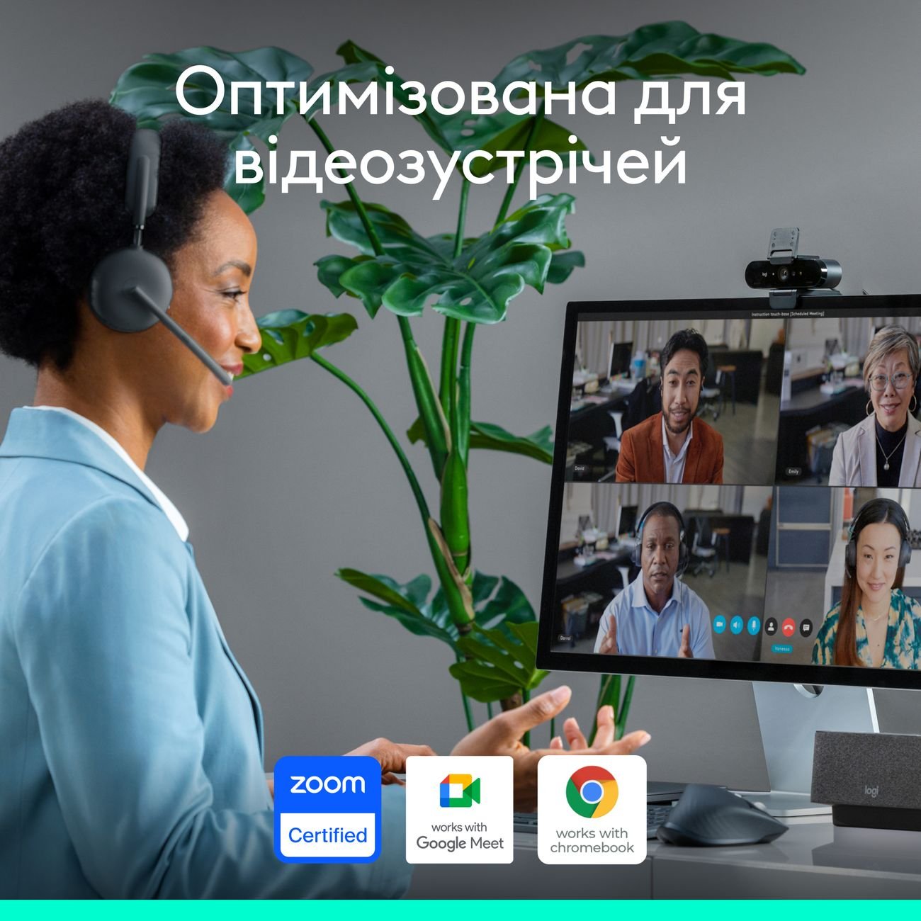 Веб-камера Logitech Brio 4K Graphite (960-001718) Веб-камера Logitech Brio 4K Graphite (960-001718)