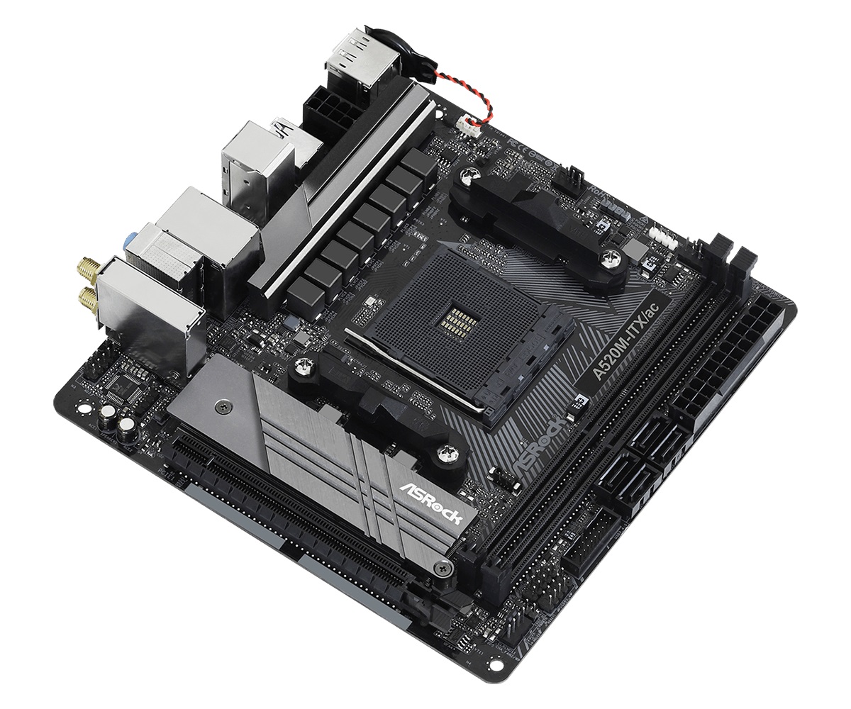 Материнська плата ASRock A520M-ITX/AC Socket AM4