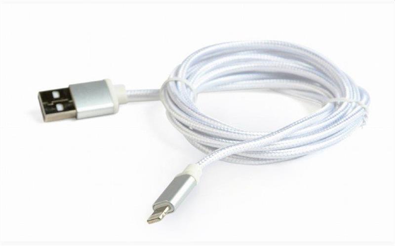 Кабель Cablexpert USB - Lightning (M/M), 1.8 м, сріблястий (CCB-mUSB2B-AMLM-6-S)