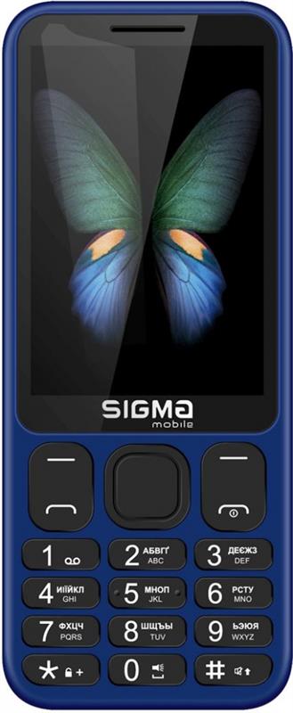 Мобiльний телефон Sigma mobile X-Style 351 Lider Dual Sim Blue