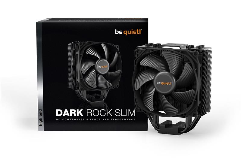 Кулер процессорный be quiet! Dark Rock Slim (BK024), Intel: 1150/1151/1155/1156/1200/1366/2011(-3) Square ILM/2066, AMD: FM1/FM2/FM2+/AM2/AM2+/AM3/AM3+/AM4, 159x127x47 мм, 4-pin Кулер процессорный be quiet! Dark Rock Slim (BK024), Intel: 1150/1151/1155/1156/1200/1366/2011(-3) Square ILM/2066, AMD: FM1/FM2/FM2+/AM2/AM2+/AM3/AM3+/AM4, 159x127x47 мм, 4-pin