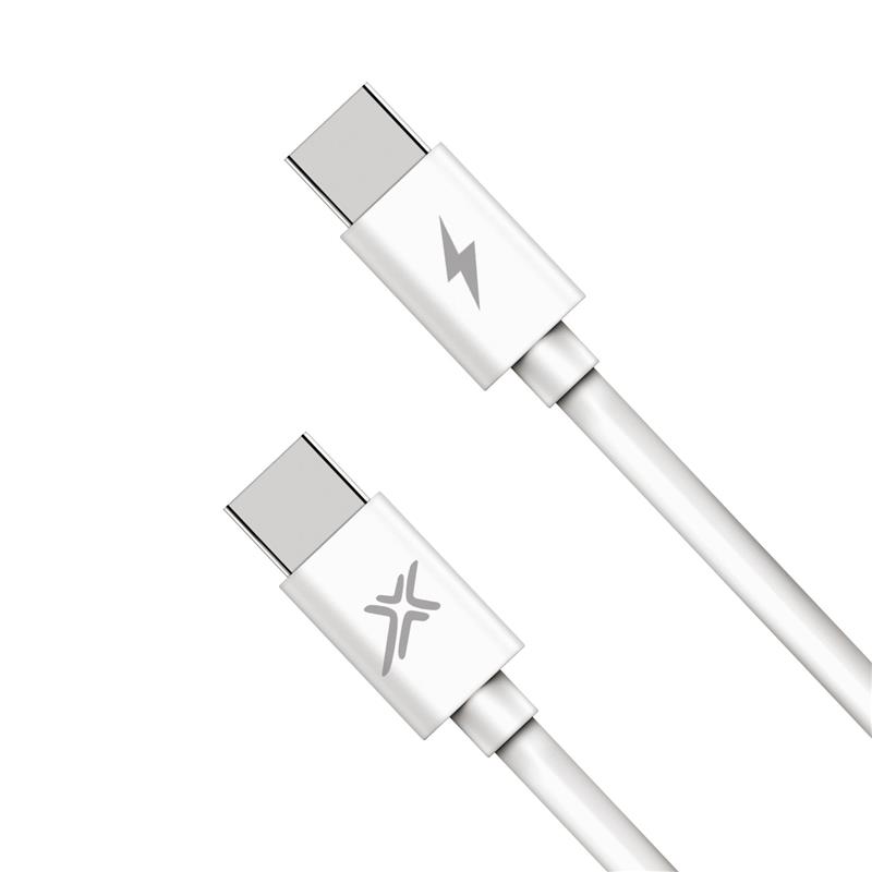 Кабель Grand-X USB Type-C - USB Type-C, Power Delivery, 48W, 1м, White (CC-07)