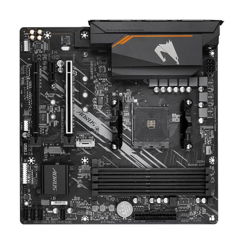 Материнська плата Gigabyte B550M Aorus Elite Socket AM4