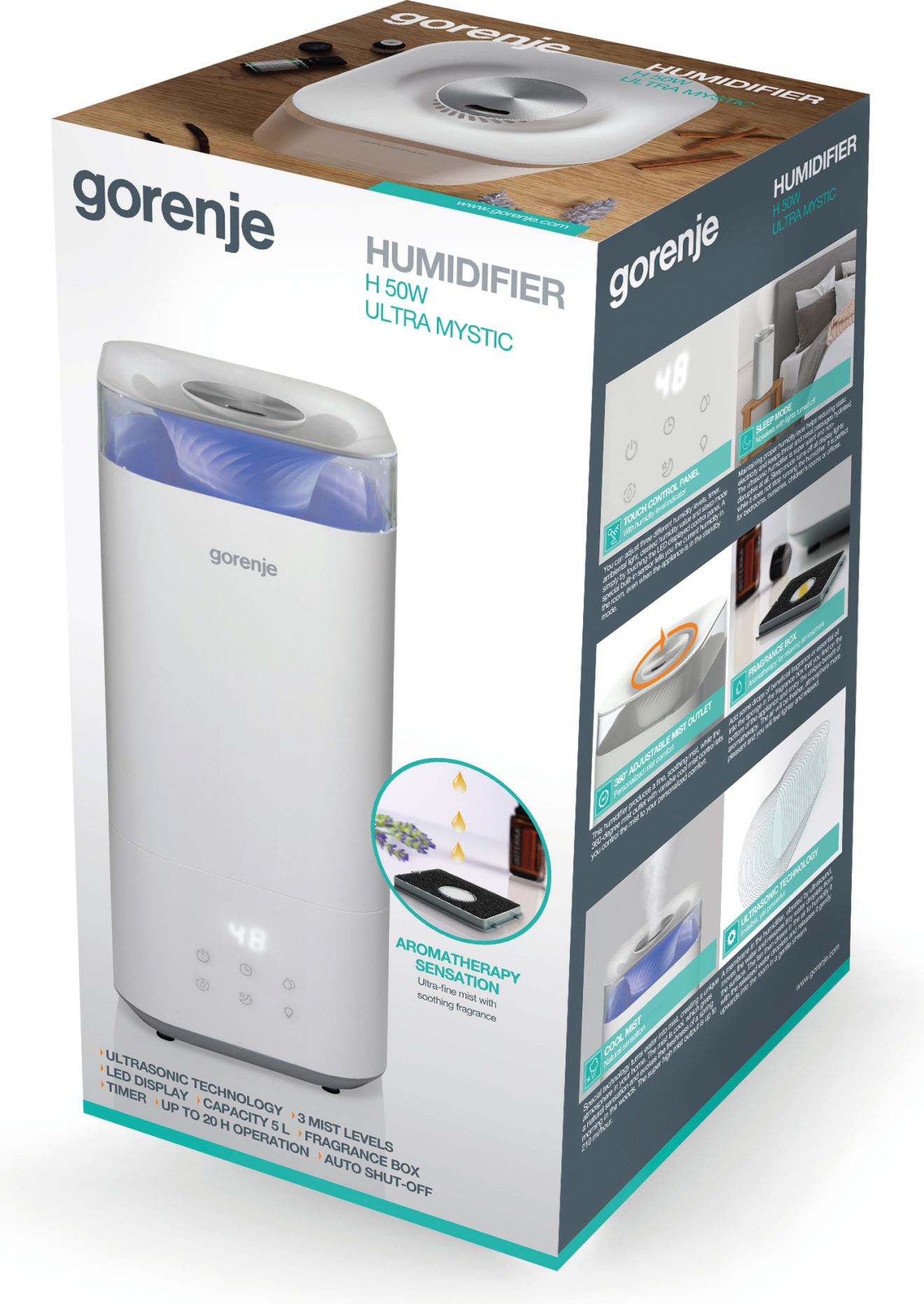 Зволожувач повітря Gorenje H50W Зволожувач повітря Gorenje H50W