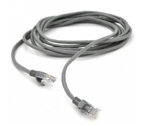 Патч-корд литий Ritar PCR-CU/1.5G/09100 UTP, RJ45, Cat.5e, 1,5m, сірий