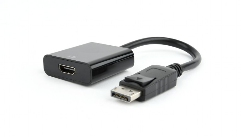 Адаптер Cablexpert (AB-DPM-HDMIF-002) DisplayPort-HDMI, 0.1м