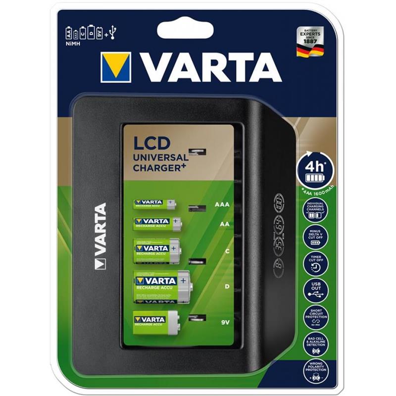 Зарядний пристрій Varta LCD Universal Charger +