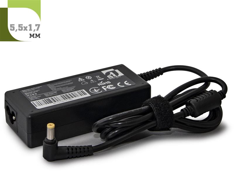 Блок живлення 1StCharger для ноутбука Acer 19V 65W 3.42A 5.5х1.7мм (AC1STAC65WA)