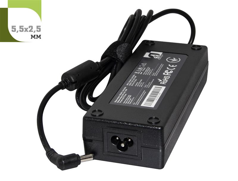 Блок живлення 1StCharger для ноутбука Asus 19V 120W 6.32A 5.5х2.5мм (AC1STAS120WB)