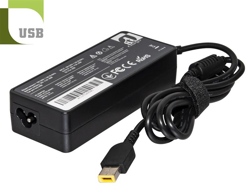 Блок живлення 1StCharger для ноутбука Lenovo 20V 90W 4.5A USB (AC1STLE90WC)