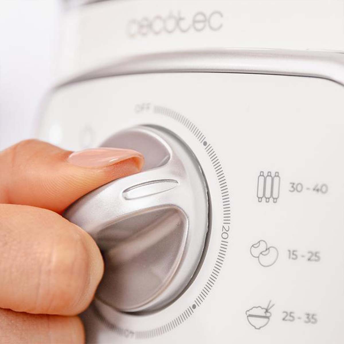 Пароварка Cecotec Vapovita SteelPot White (A01_EU01_100630) Пароварка Cecotec Vapovita SteelPot White (A01_EU01_100630)