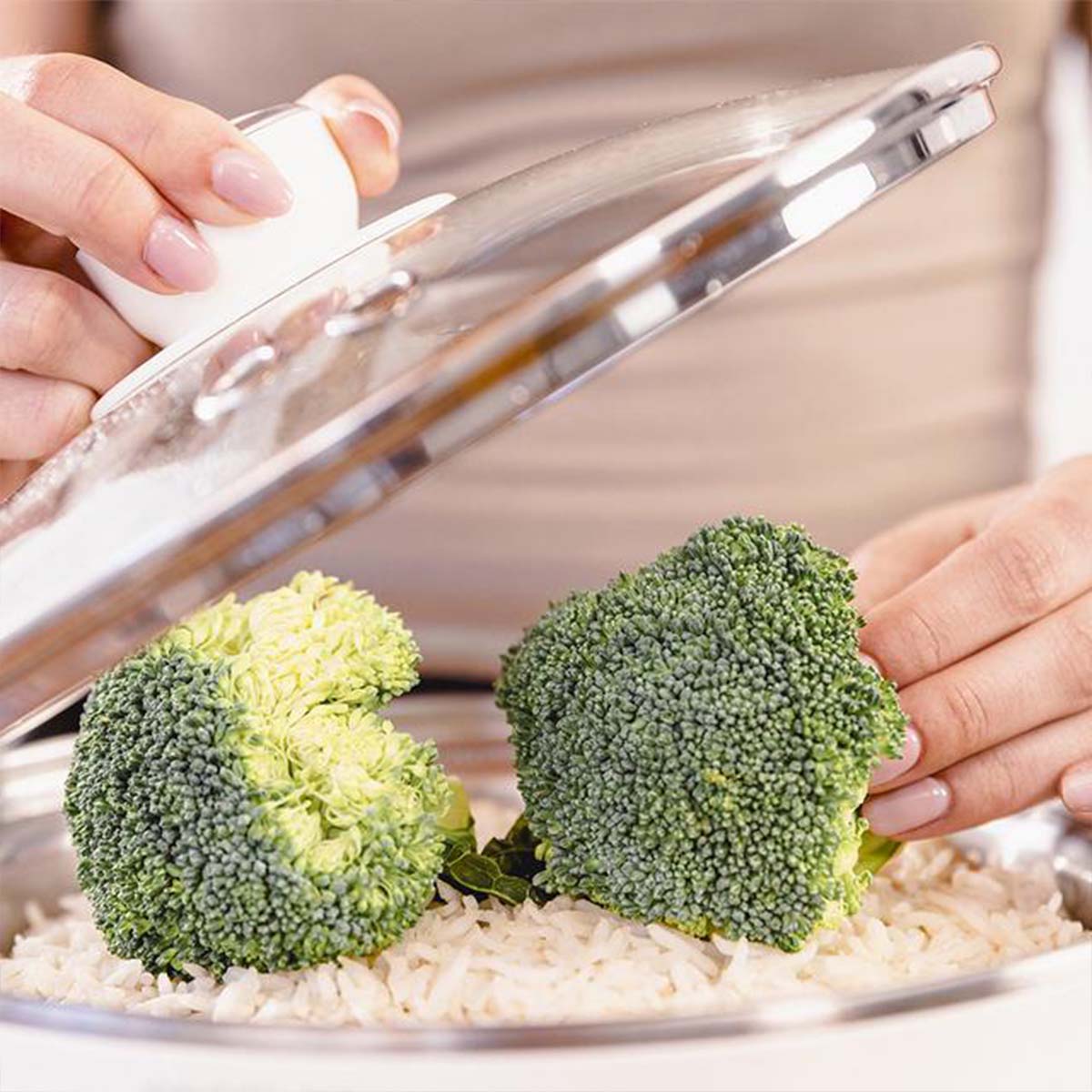 Пароварка Cecotec Vapovita SteelPot White (A01_EU01_100630) Пароварка Cecotec Vapovita SteelPot White (A01_EU01_100630)