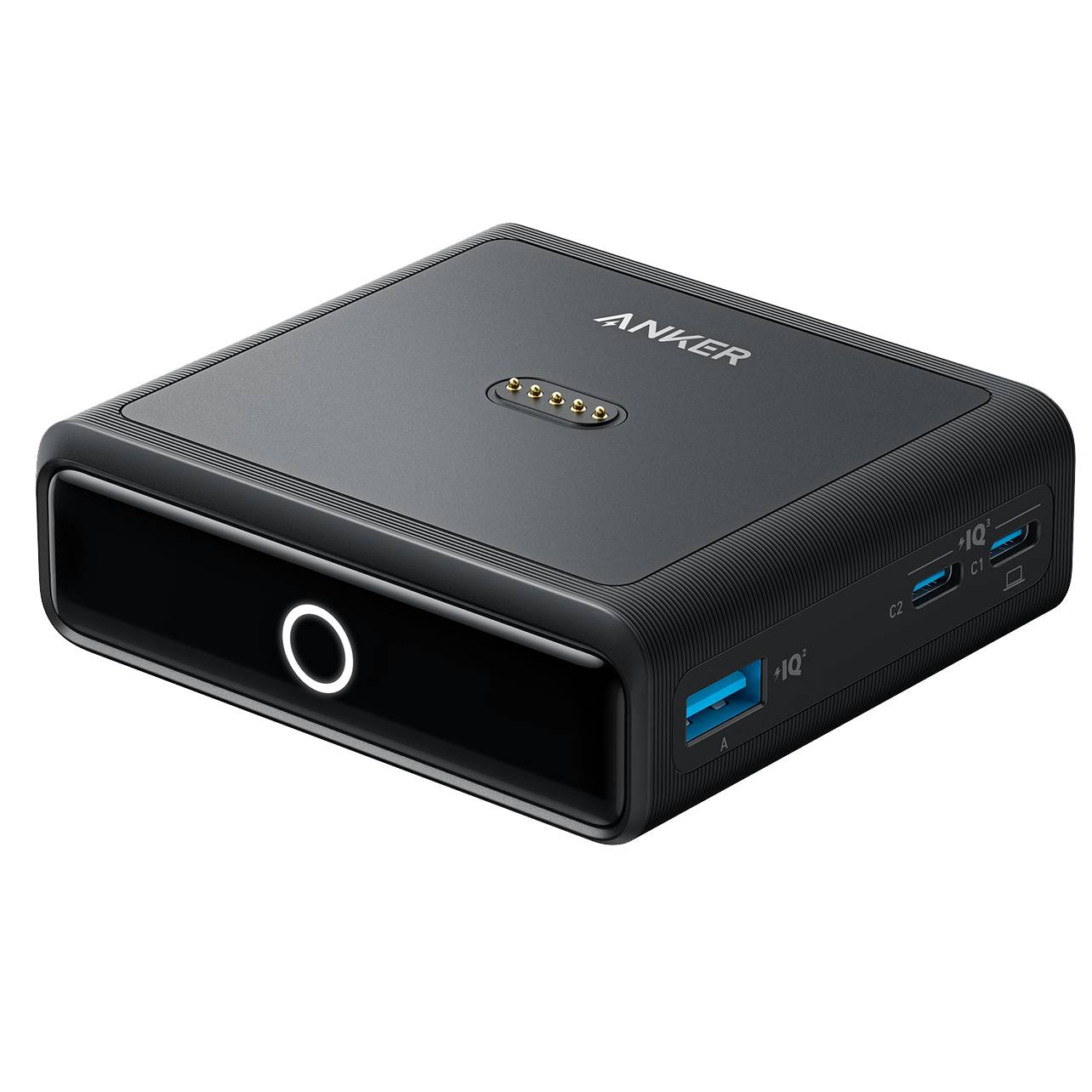 Мережевий зарядний пристрій Anker Prime 100W 3 порти Чорний