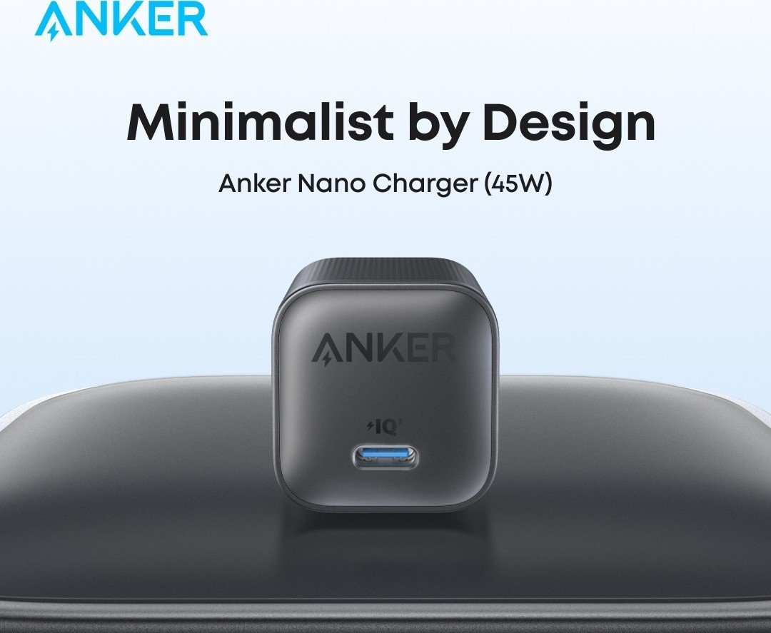 Сетевое зарядное устройство Anker Nano Charger 45W USB-C Black (A2692L11) Сетевое зарядное устройство Anker Nano Charger 45W USB-C Black (A2692L11)