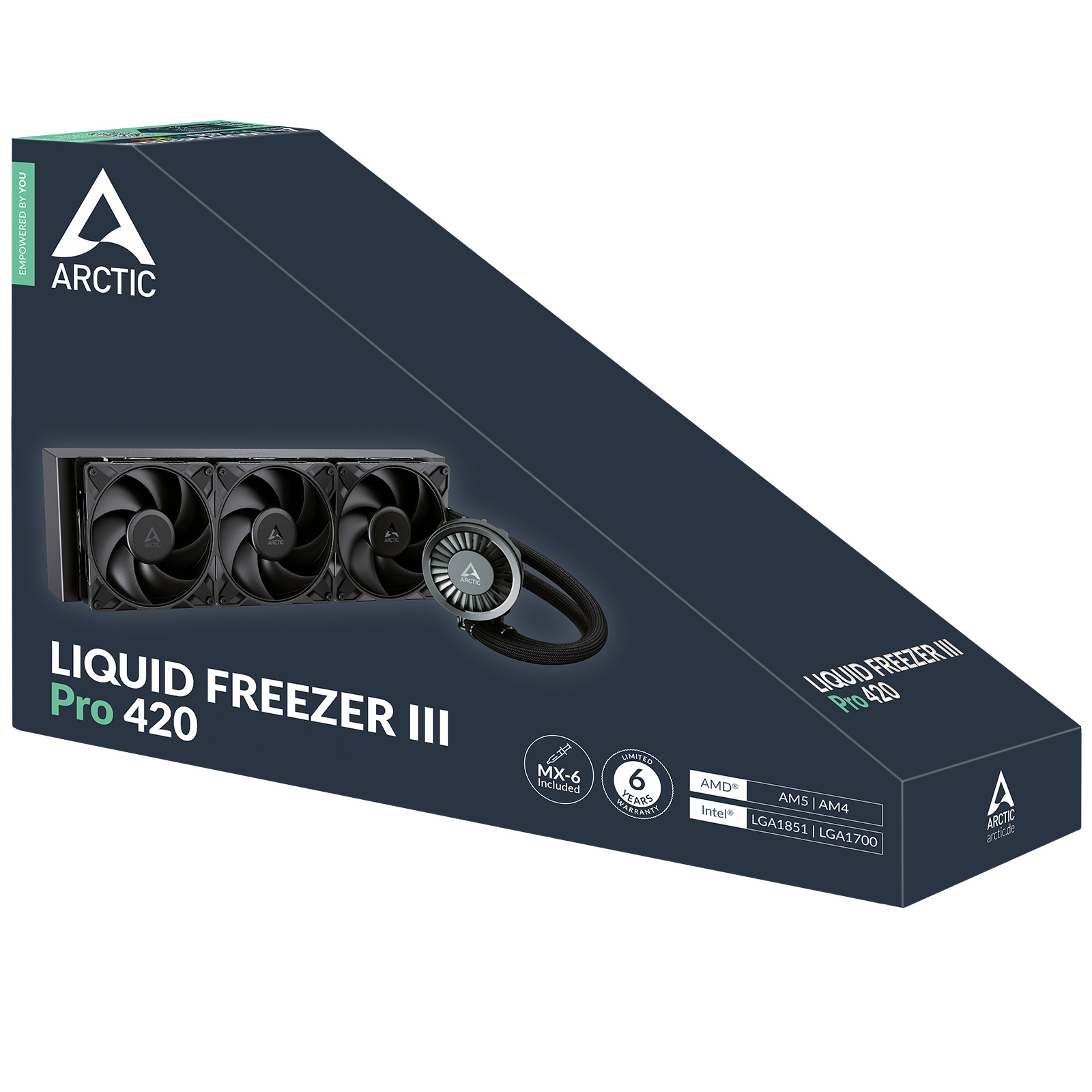 Система водяного охлаждения Arctic Liquid Freezer III Pro 420 Black (ACFRE00181A) Система водяного охлаждения Arctic Liquid Freezer III Pro 420 Black (ACFRE00181A)