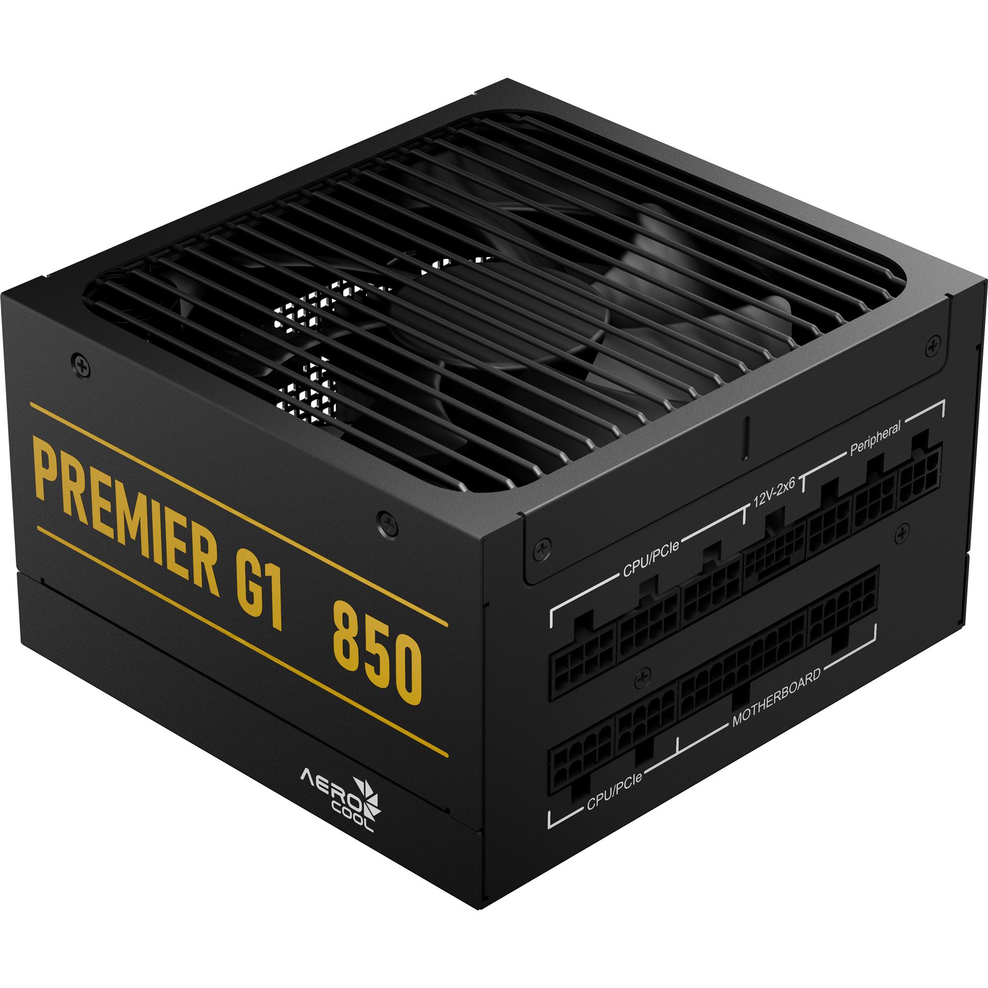 Блок живлення AeroCool Premier G1 850W 80 Plus Gold Чорний