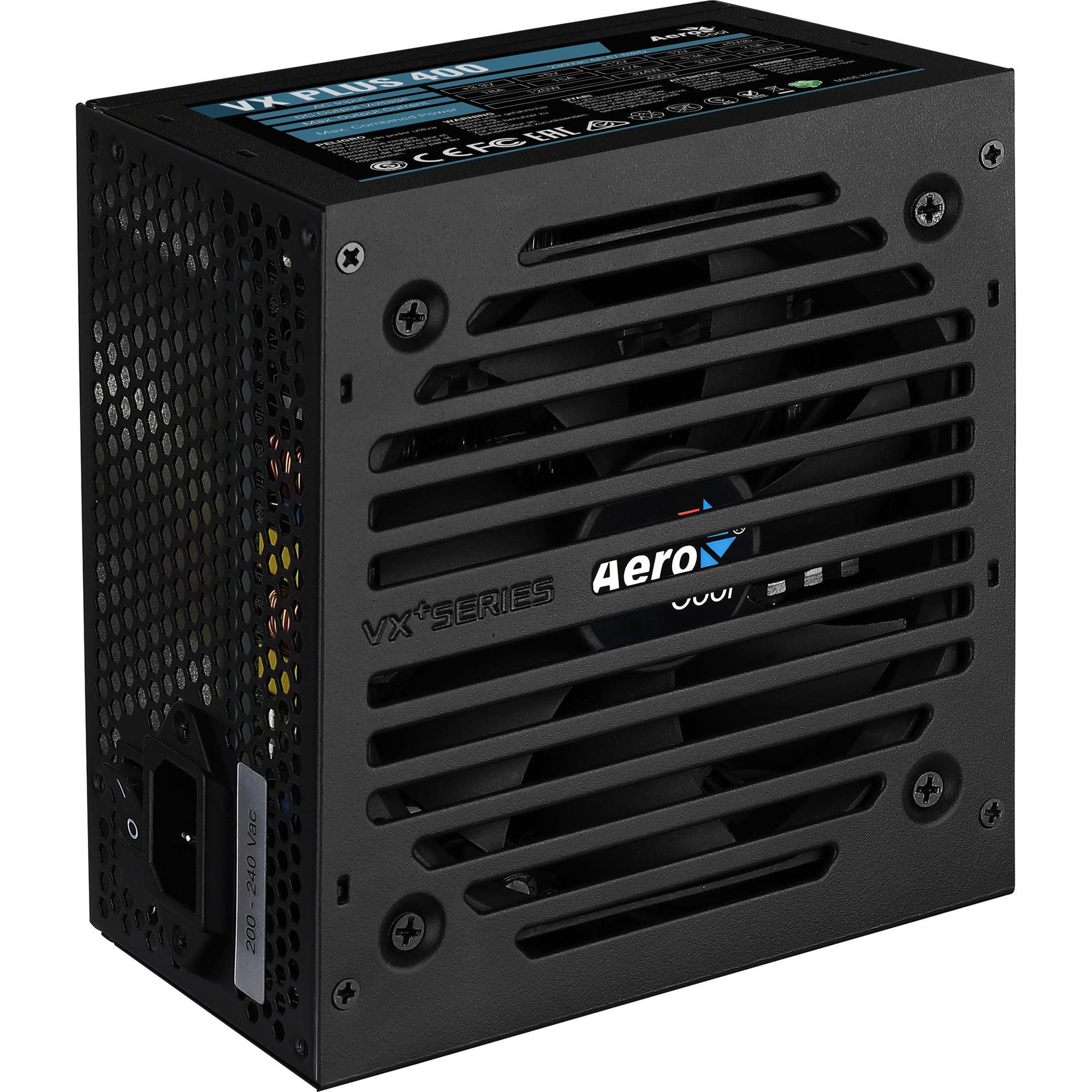 Блок живлення AeroCool VX Plus Stealth 400 (ACPN-VS40NEY.12) 400W