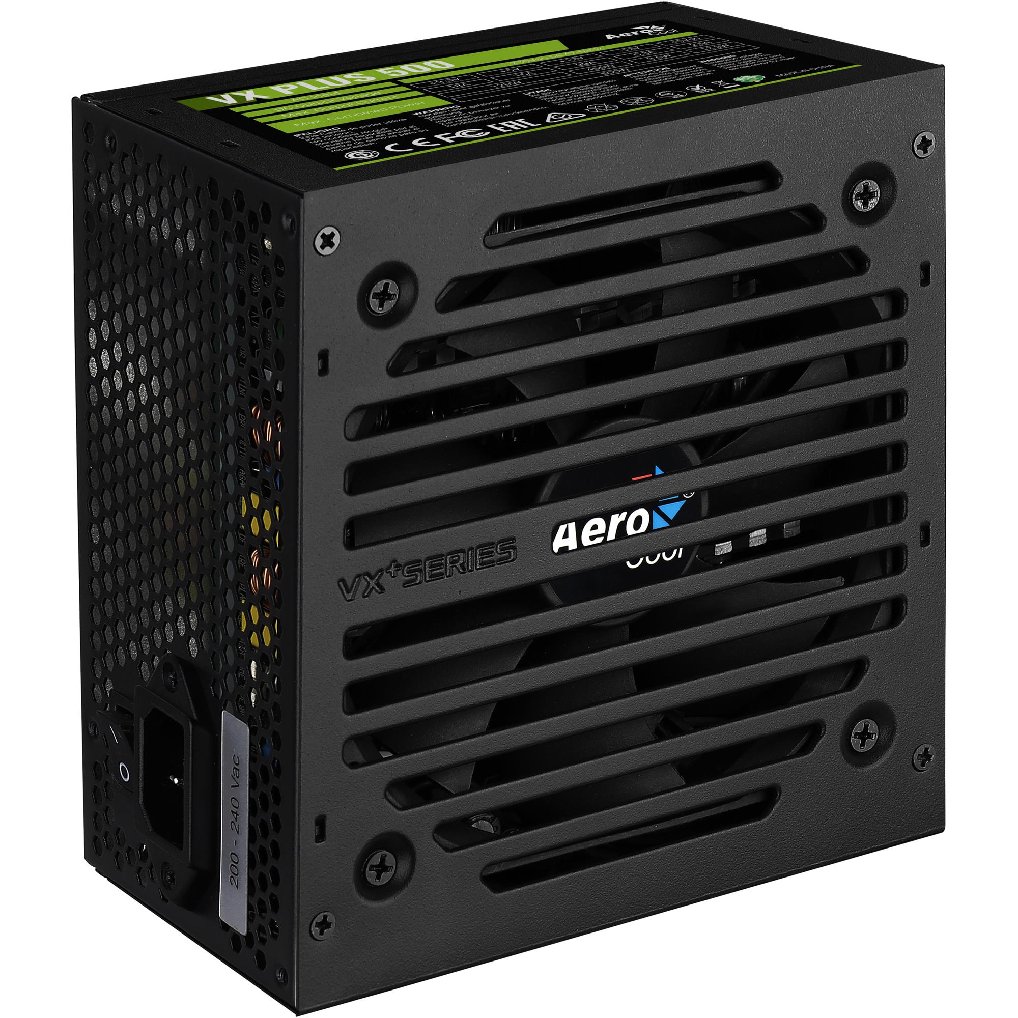 Блок живлення AeroCool VX Plus Stealth 500 (ACPN-VS50NEY.12) 500W