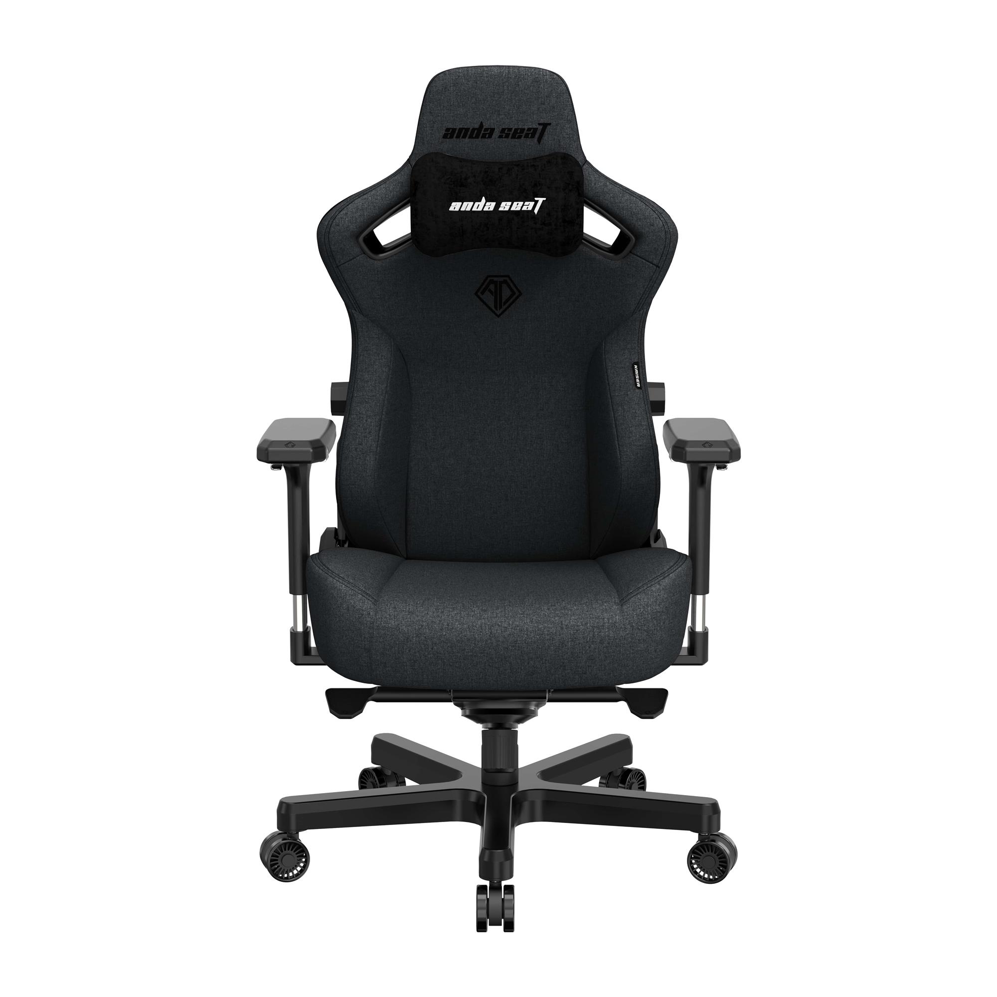 Крісло для геймерів Anda Seat Kaiser 3 Size XL Fabric Dark Gray (AD12YDC-XL-01-GB-CF)
