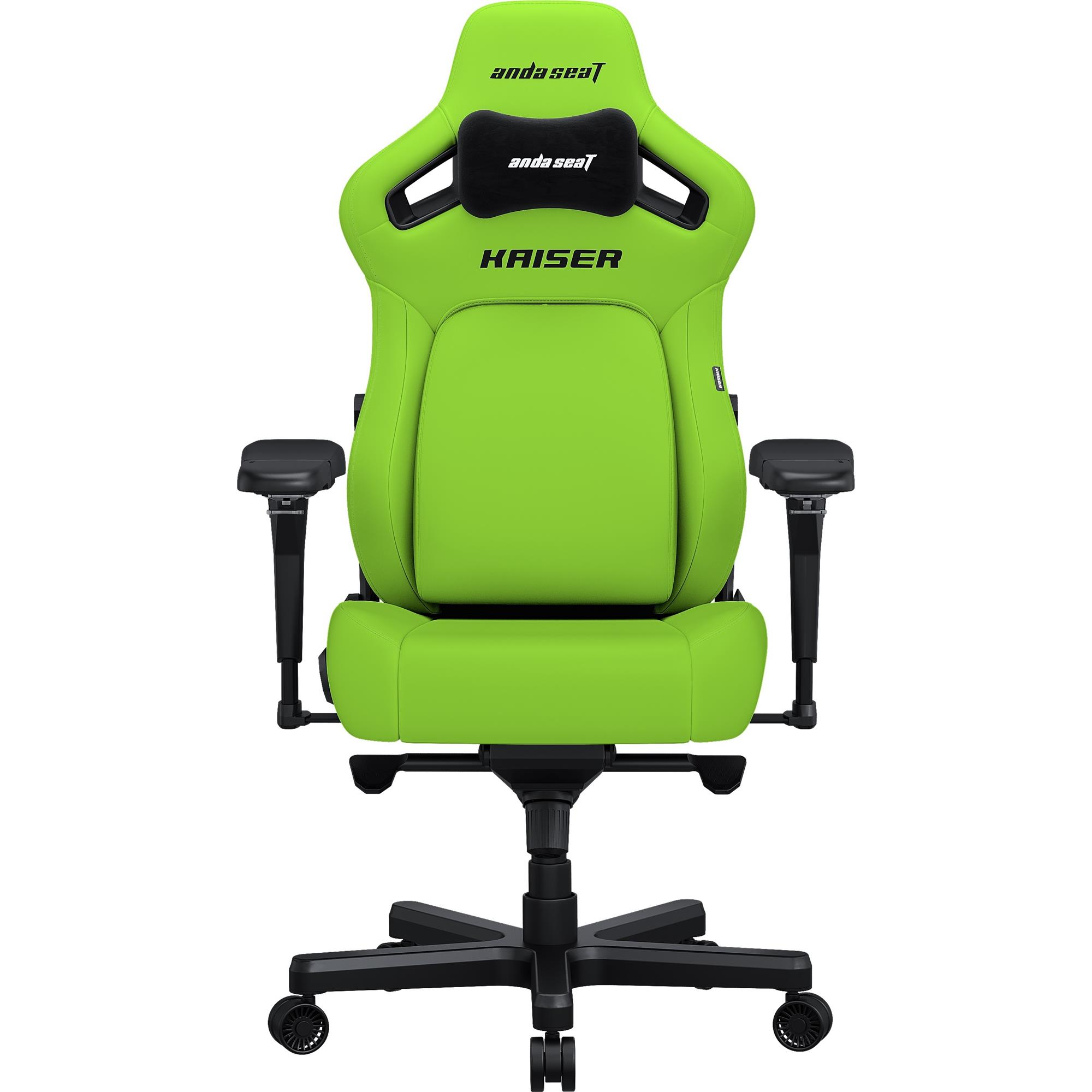 Крісло для геймерів Anda Seat Kaiser 4 Size XL Cyber Green PVC (AD12YDDC-XLL-20-C-PV/C-01)