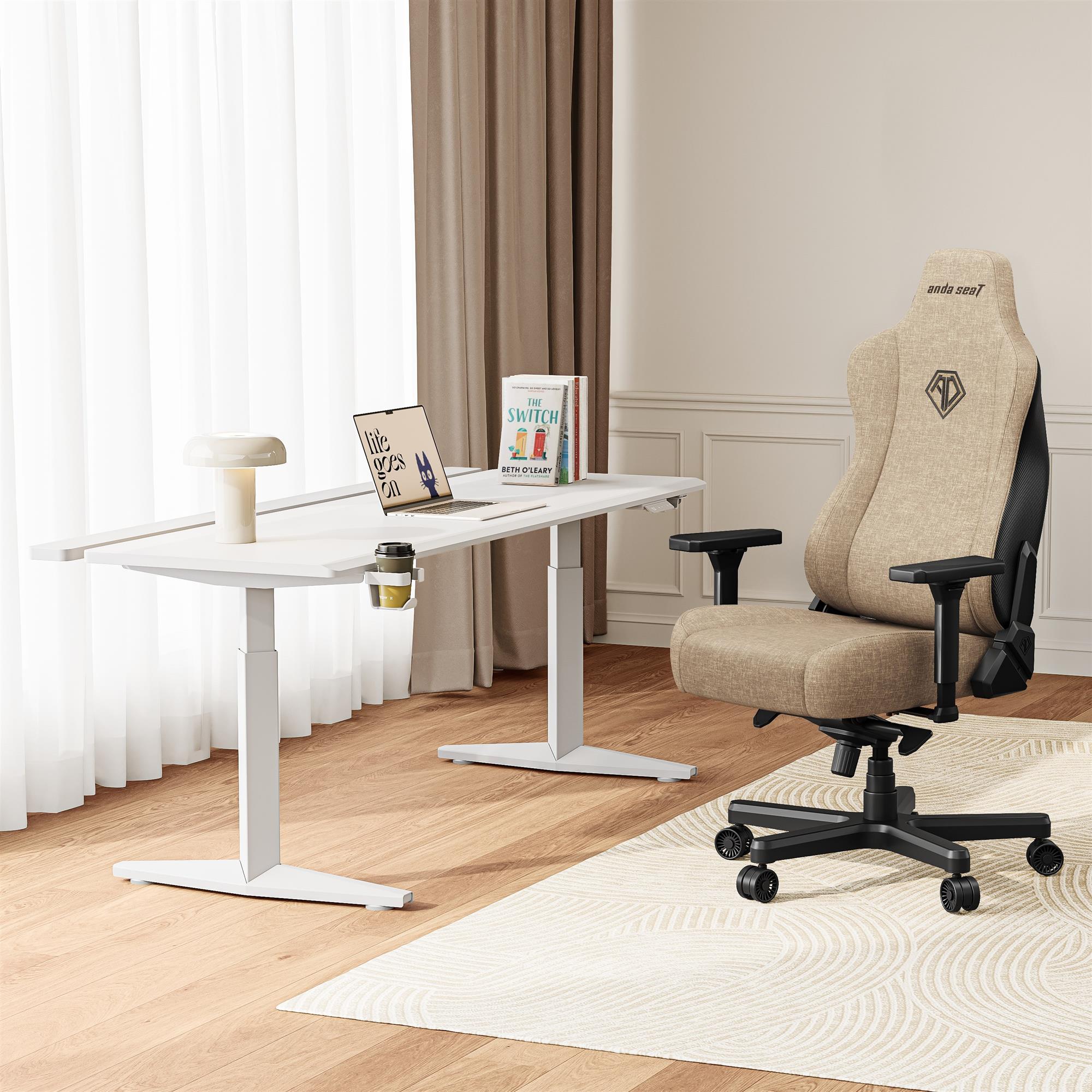 Кресло для геймеров Anda Seat Kaiser 3E XL Dark Beige Fabric (AD23YC-XL-09-H-CF-H01) Кресло для геймеров Anda Seat Kaiser 3E XL Dark Beige Fabric (AD23YC-XL-09-H-CF-H01)