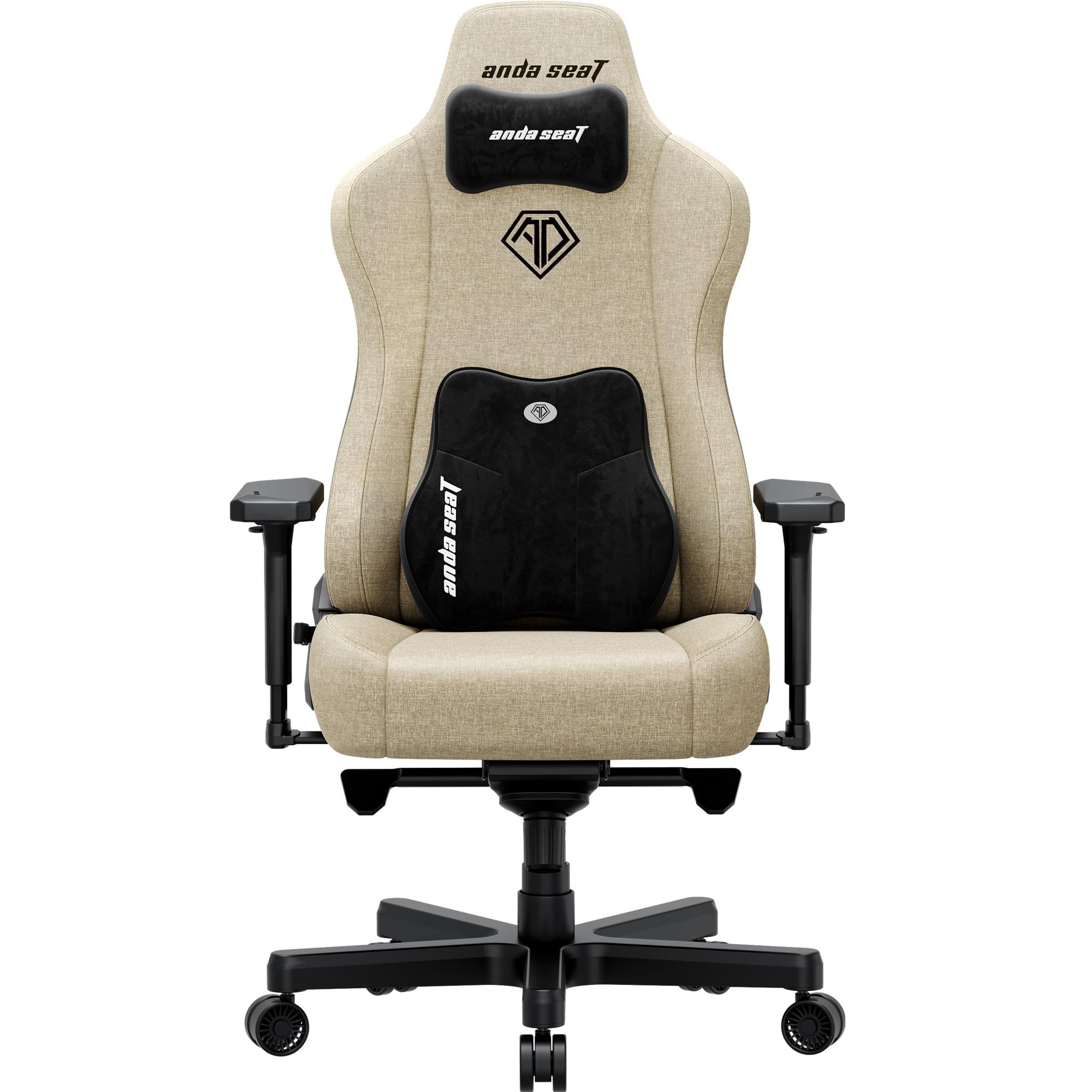Крісло для геймерів Anda Seat Kaiser 3E XL Beige Fabric (AD23YC-XL-09-I-CF-I01)