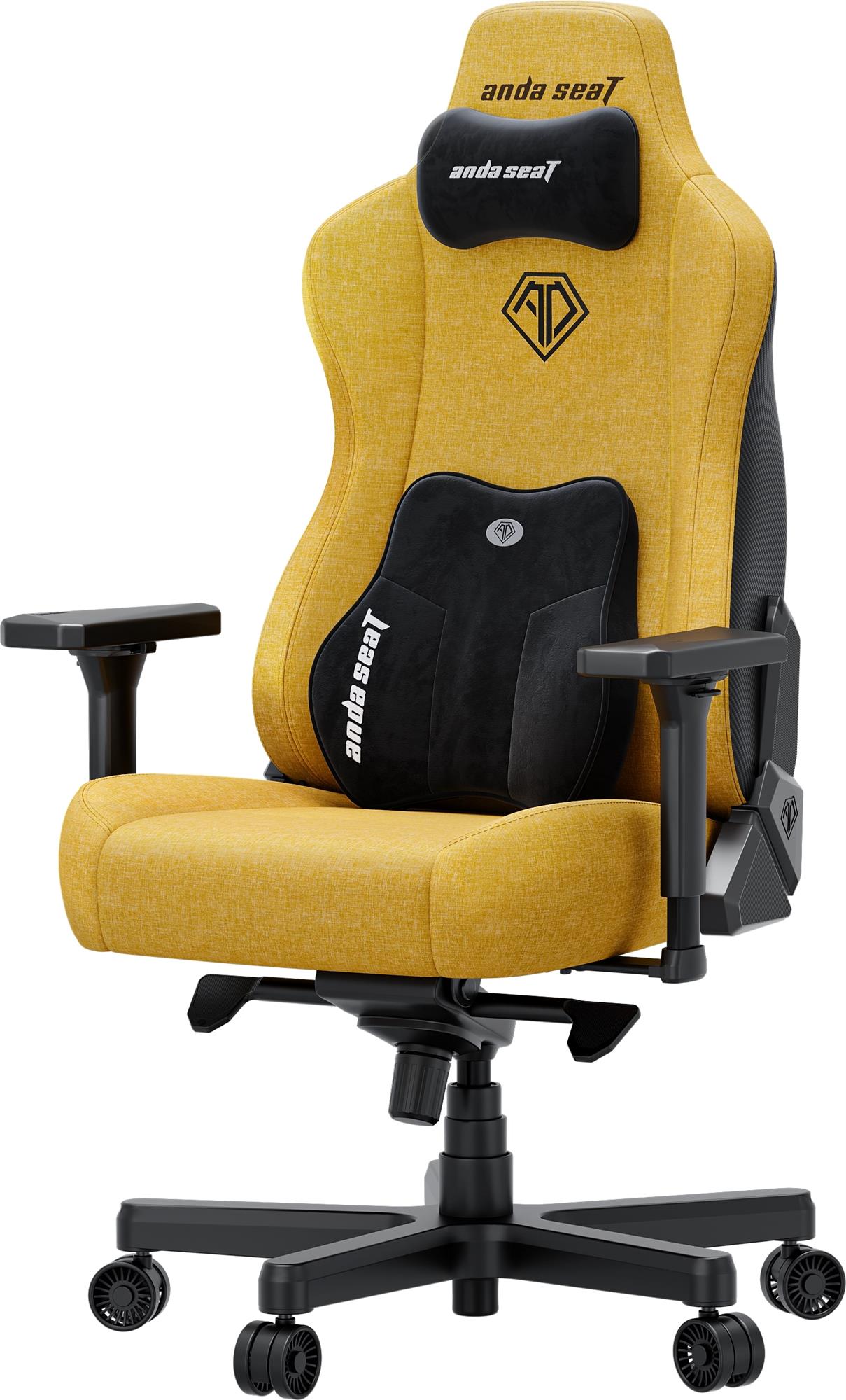 Кресло для геймеров Anda Seat Kaiser 3E XL Yellow Fabric (AD23YC-XL-09-Y-CF-Y01) Кресло для геймеров Anda Seat Kaiser 3E XL Yellow Fabric (AD23YC-XL-09-Y-CF-Y01)