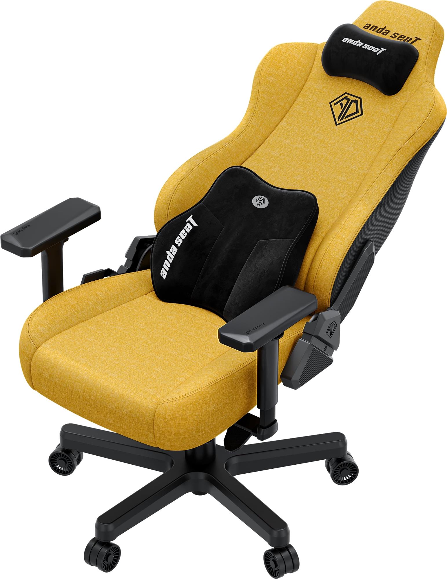 Кресло для геймеров Anda Seat Kaiser 3E XL Yellow Fabric (AD23YC-XL-09-Y-CF-Y01) Кресло для геймеров Anda Seat Kaiser 3E XL Yellow Fabric (AD23YC-XL-09-Y-CF-Y01)