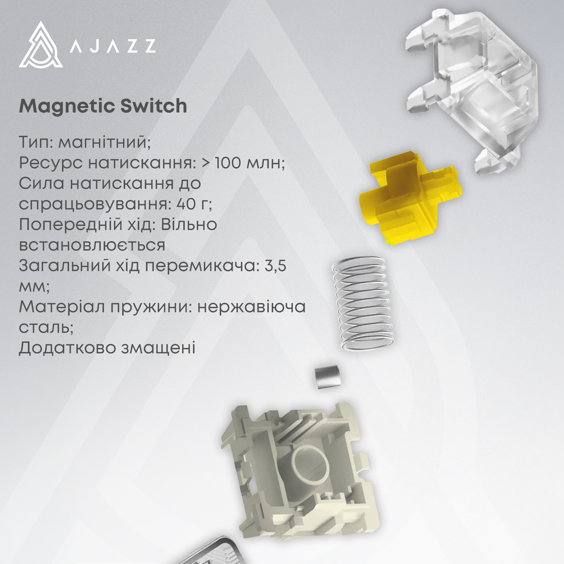 Клавиатура Ajazz AK680 Max Magnetic Switch White (AK680-WM-W-A) Клавиатура Ajazz AK680 Max Magnetic Switch White (AK680-WM-W-A)