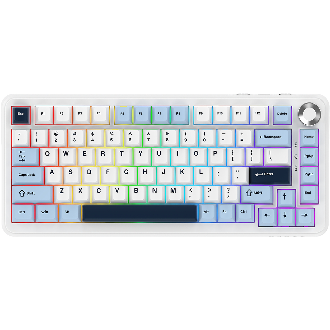 Бездротова клавіатура Ajazz AK820 Max Plus Day Dream Switch Біла