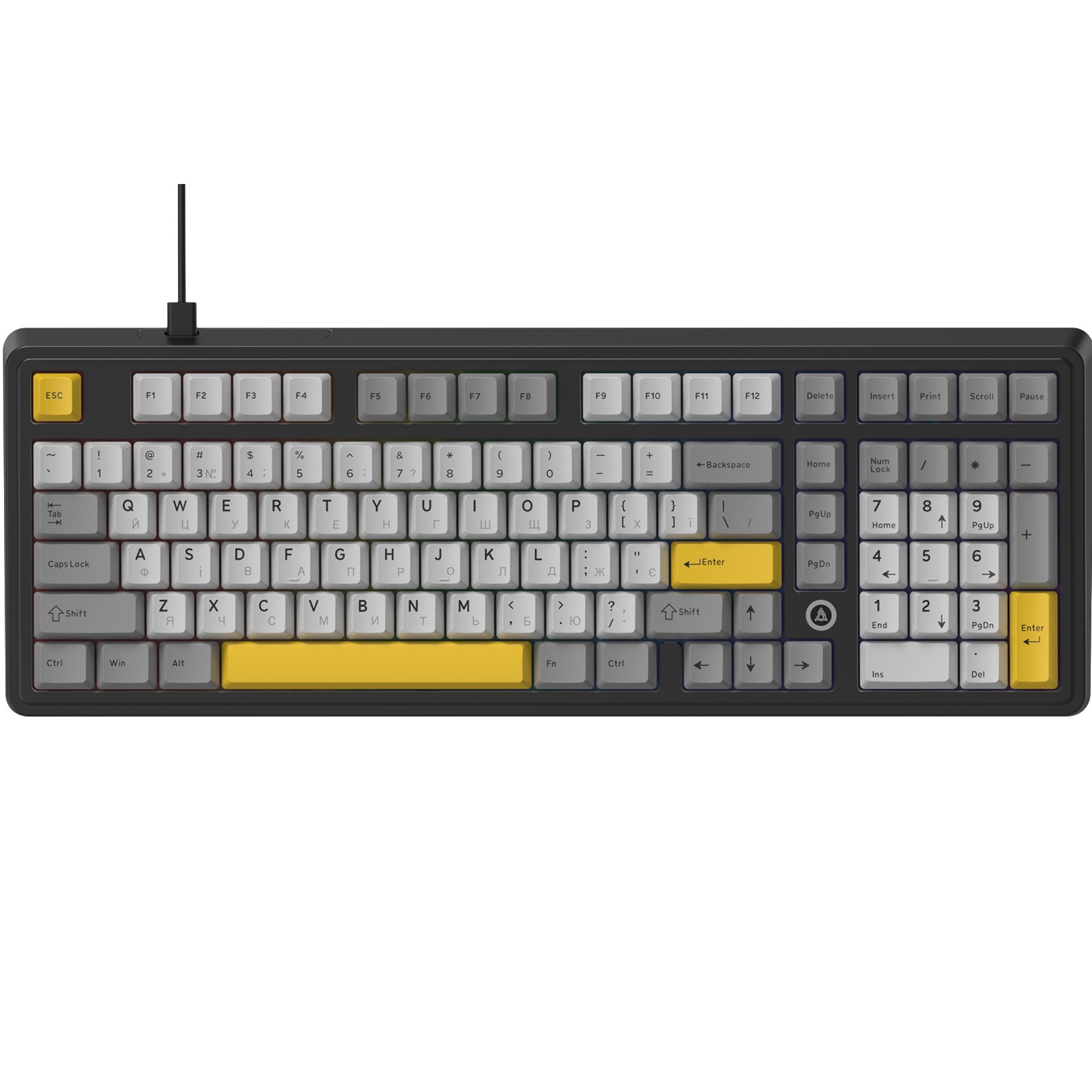 Клавіатура Ajazz AK980 Magnetic Switch магнітні перемикачі чорна
