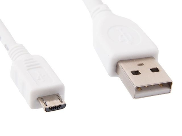 Кабель Cablexpert USB - micro USB V 2.0 (M/M), 0.5 м, білий (CCP-mUSB2-AMBM-W-0.5M)