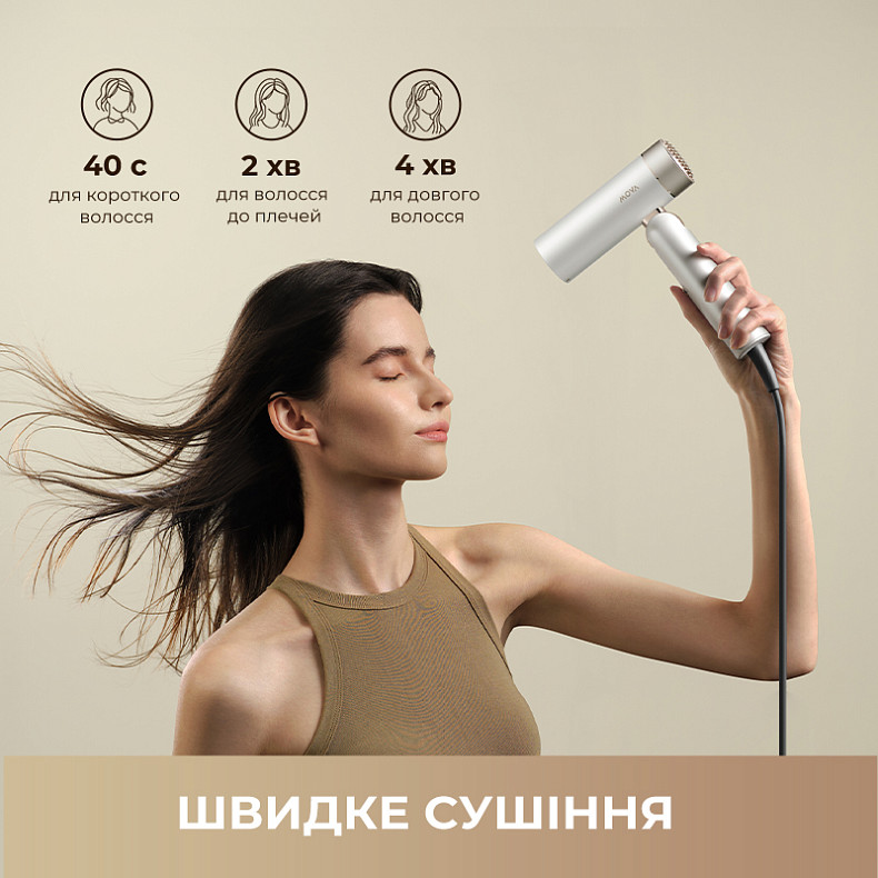 Фен Mova Flip10 White (AMFL10-WH) Фен Mova Flip10 White (AMFL10-WH)