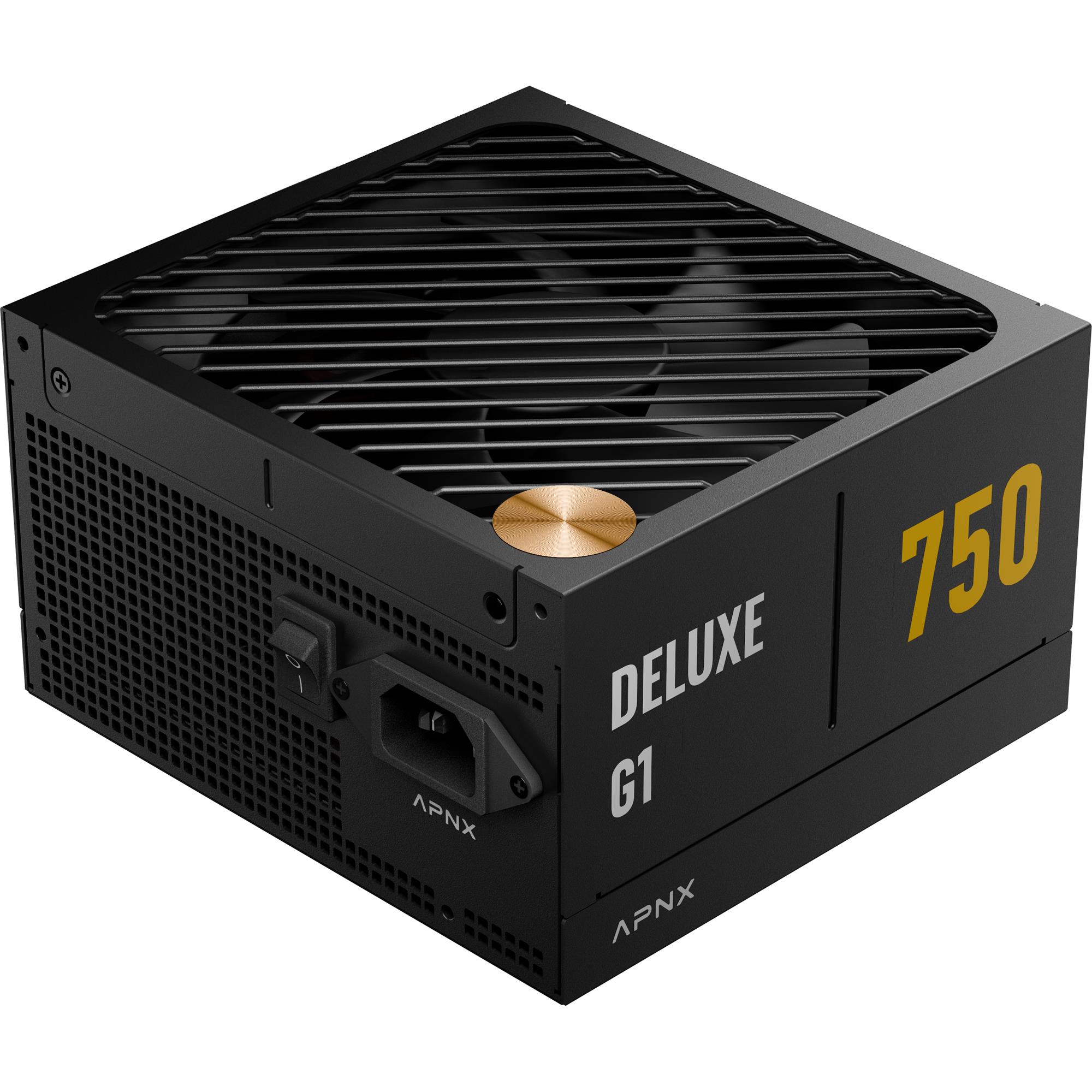 Блок живлення APNX Deluxe G1 750W 80 Plus Gold Чорний