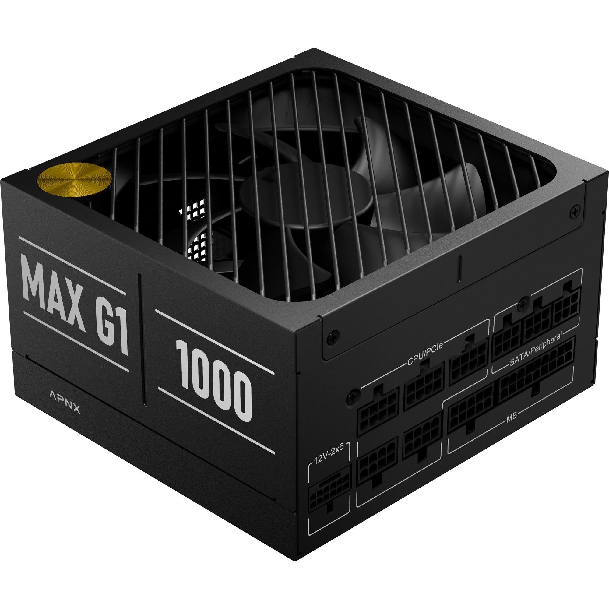 Блок живлення APNX MAX G1 1000W ATX 3.1 Чорний