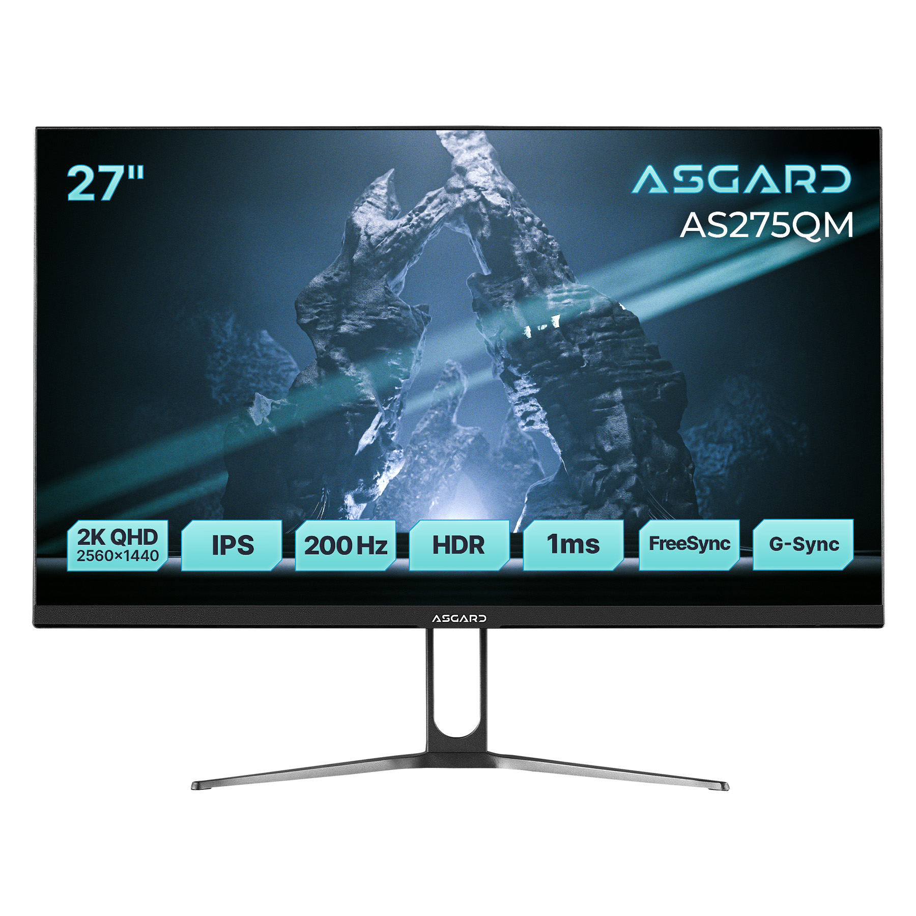 Монітор ASGARD AS275QM 27" WQHD 200Hz Чорний