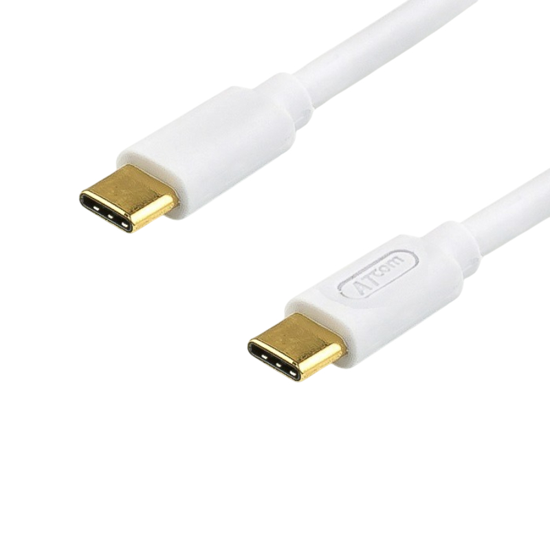 Кабель Atcom AT-C50 30W 5 м Білий