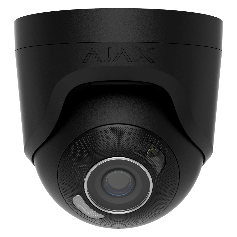 фото IP-камера відеоспостереження Ajax TurretCam 8 MP/2.8 mm Black (000039324)
