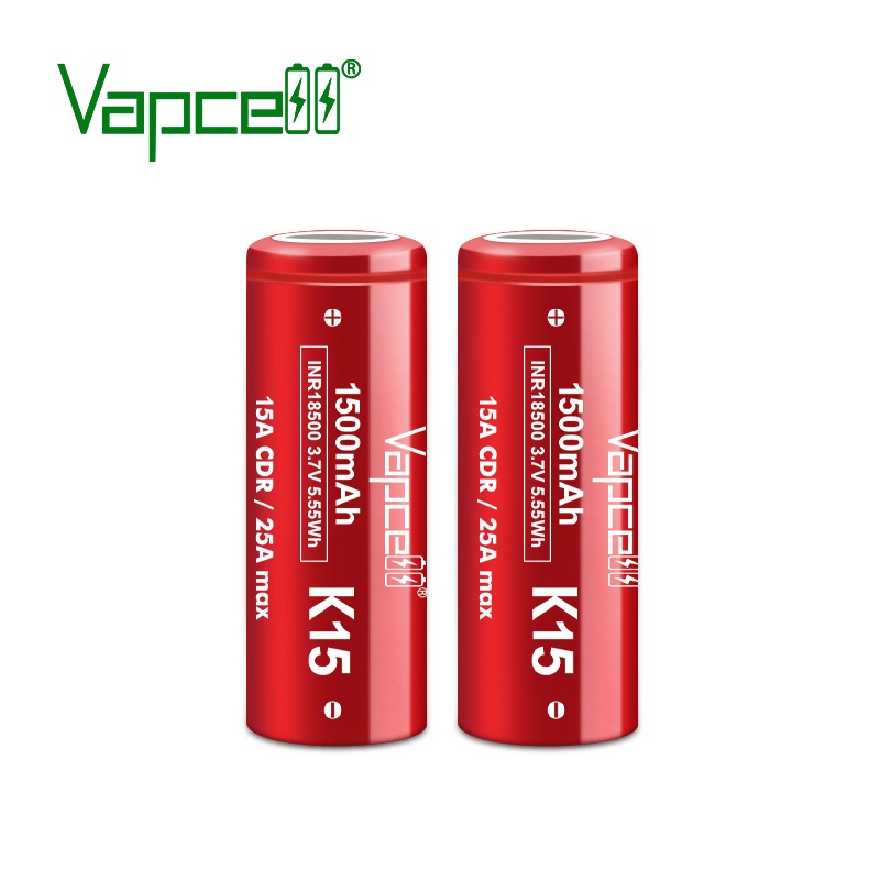 Акумулятор Vapcell 18500 K15 Li-Ion 1500mAh 1шт