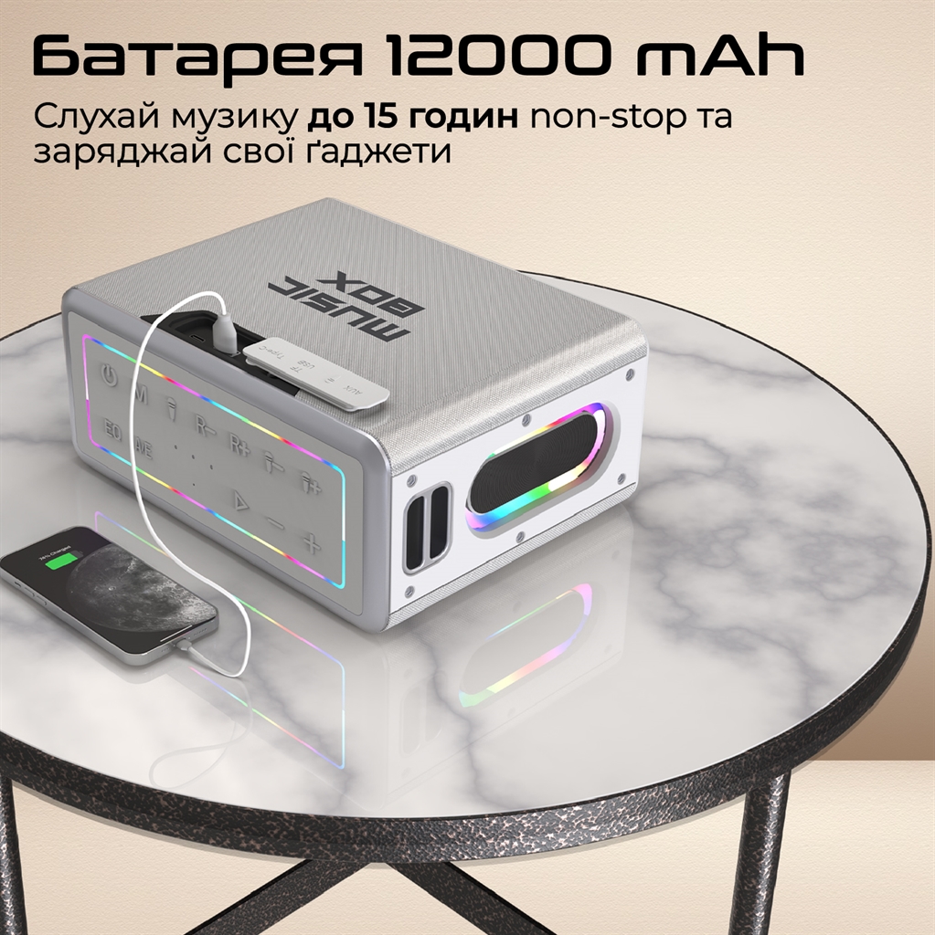 фото Портативная колонка HiFuture MusicBox 200 Black 3