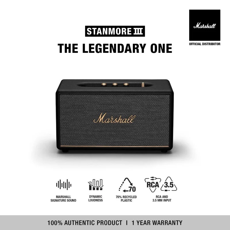 Акустична система Marshall Stanmore III Black (1006010)