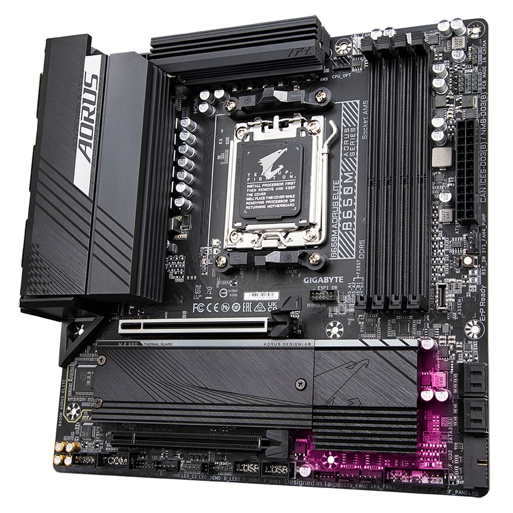 Материнська плата Gigabyte B650M Aorus Elite Socket AM5 Материнська плата Gigabyte B650M Aorus Elite Socket AM5