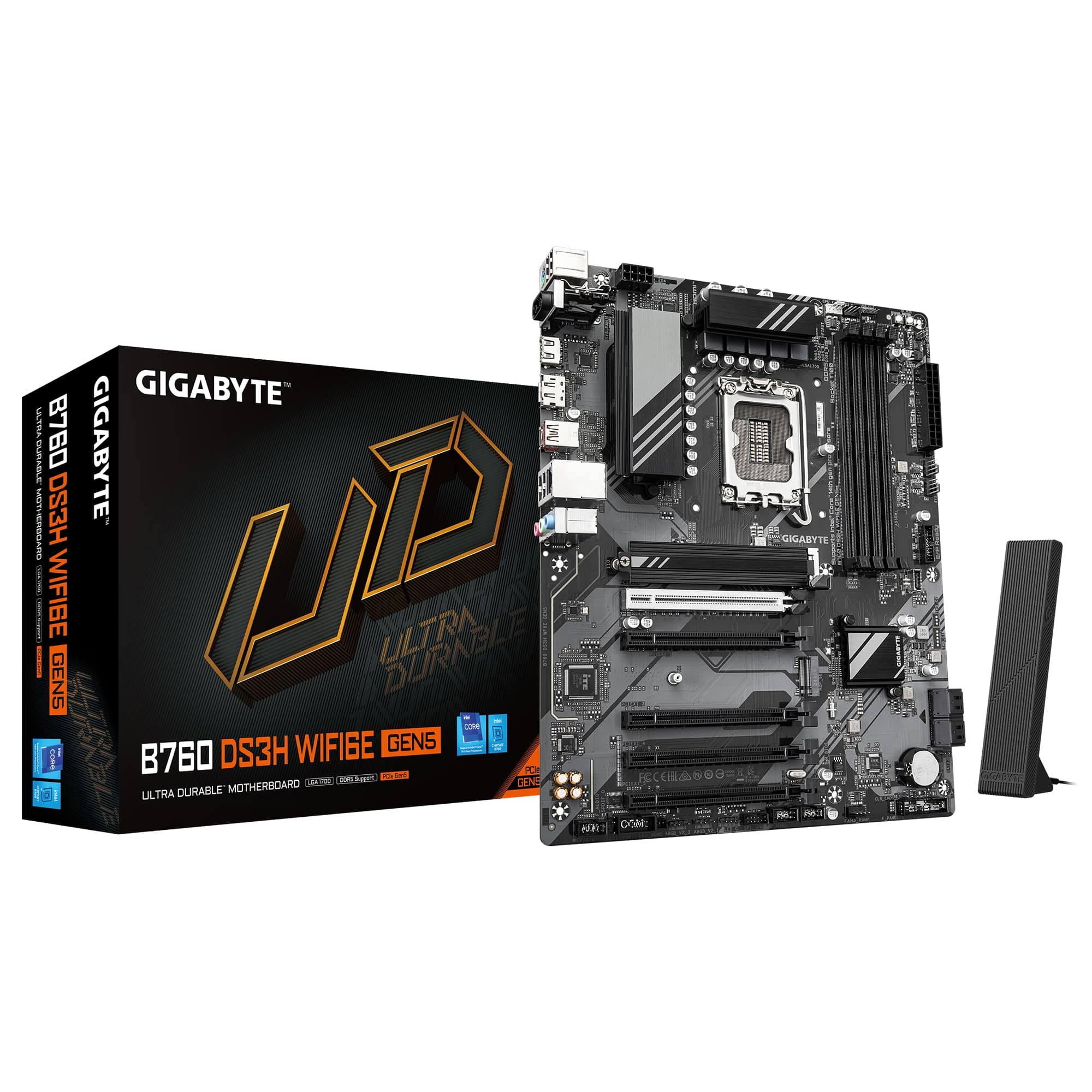 Материнская плата Gigabyte B760 DS3H WF6E GEN5 Socket 1700 Материнская плата Gigabyte B760 DS3H WF6E GEN5 Socket 1700