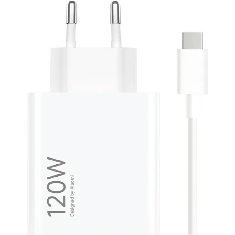 Мережевий зарядний пристрій Xiaomi 120W HyperCharge Combo 120 Вт Білий
