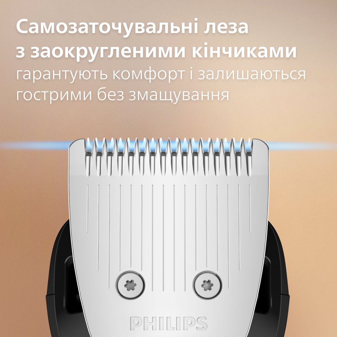фото Тример для бороди та вусів Philips Beard Trimmer 3000 Series BT3617/15