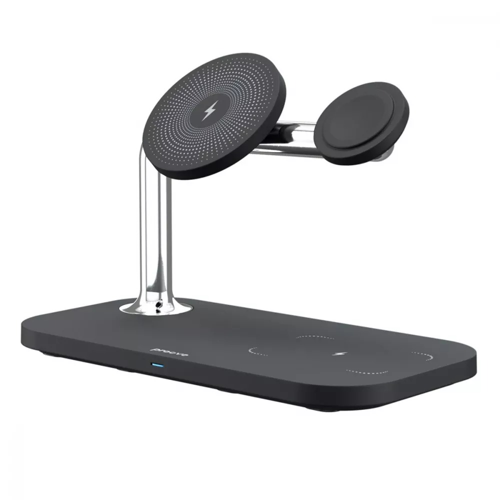Бездротовий зарядний пристрій Proove Magnetic Field 3in1 15W Black